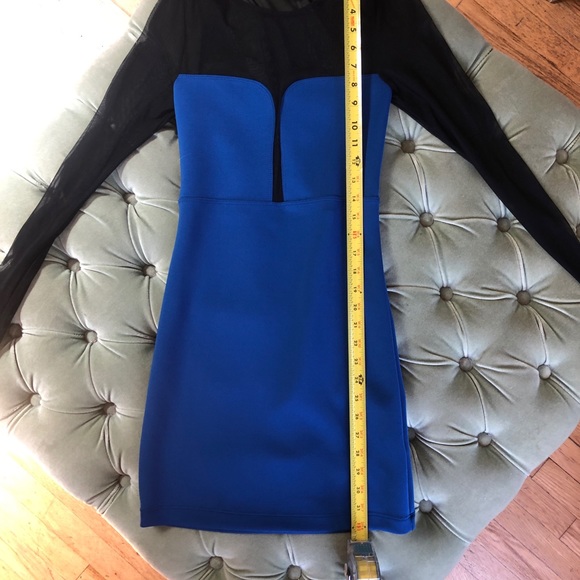 Sexy bodycon dress with mesh - Picture 1 of 4